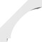Ekena Millwork 5-in. W x 14-in. D x 14-in. H Imperial Architectural Grade PVC Knee Brace BRCP05X14X14IMP - alternate 3